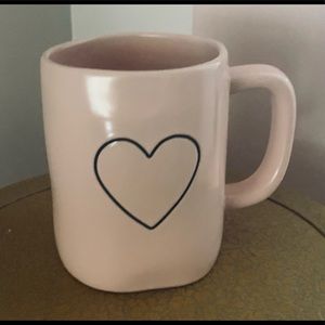 Rae Dunn Pink Heart Mug